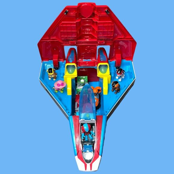 Paw Patrol Super Paws 2 in 1Transforming Command Center Chase Ryder Skye Rubble - Picture 1 of 9